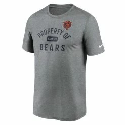 Men's Nike Heathered Charcoal Chicago Bears Property Of Legend Performance T-Shirt -Fanatics DSCO1153025755 4135 ALT2