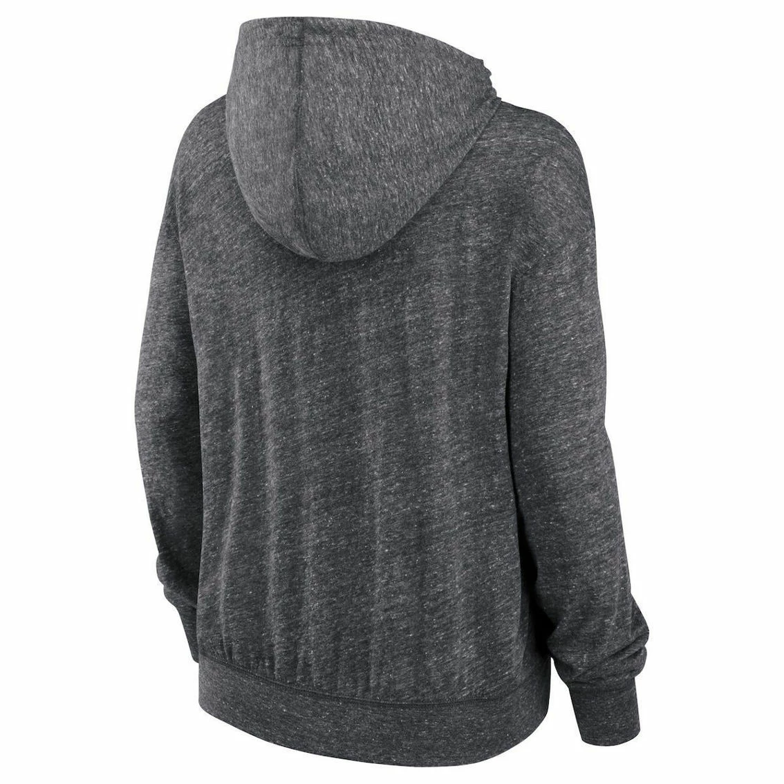 Nike Women's Heathered Charcoal Chicago Bears Team Spirit Gym Vintage Pullover Hoodie 6 Nike Women's Heathered Charcoal Chicago Bears Team Spirit Gym Vintage Pullover Hoodie - Image 4