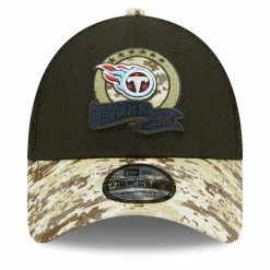 New Era Men's Black/Camo Tennessee Titans 2022 Salute To Service 9FORTY Snapback Trucker Hat 8 New Era Men's Black/Camo Tennessee Titans 2022 Salute To Service 9FORTY Snapback Trucker Hat -Fanatics DSCO1153026160 1007 ALT2