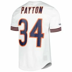 Mitchell & Ness Men's Walter Payton White Chicago Bears Retired Player Name & Number Mesh Top -Fanatics DSCO1153026399 3550 ALT3