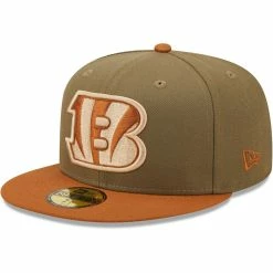New Era Men's Olive/Brown Cincinnati Bengals 1993 Pro Powl Toasted Peanut 59FIFTY Fitted Hat 9 New Era Men's Olive/Brown Cincinnati Bengals 1993 Pro Powl Toasted Peanut 59FIFTY Fitted Hat -Fanatics DSCO1153026891 BROWGA ALT3