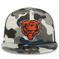 New Era Men's Camo Chicago Bears 2022 NFL Training Camp Official Mascot 9FIFTY Snapback Adjustable Hat 8 New Era Men's Camo Chicago Bears 2022 NFL Training Camp Official Mascot 9FIFTY Snapback Adjustable Hat -Fanatics DSCO1153027006 BGrd ALT2