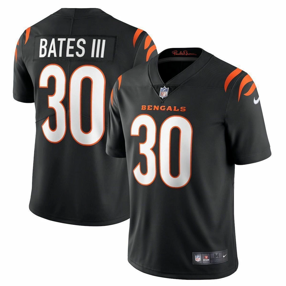 Nike Men's Jessie Bates III Black Cincinnati Bengals Vapor Limited Jersey 4 Nike Men's Jessie Bates III Black Cincinnati Bengals Vapor Limited Jersey - Image 2