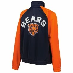 G-III 4Her By Carl Banks Women's Navy/Orange Chicago Bears Confetti Raglan Full-Zip Track Jacket 9 G-III 4Her By Carl Banks Women's Navy/Orange Chicago Bears Confetti Raglan Full-Zip Track Jacket -Fanatics DSCO1153146318 ANGEBL ALT3