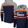 Men's Mitchell & Ness Navy/Heathered Gray Chicago Bears Head Coach Pullover Hoodie 1 Men's Mitchell & Ness Navy/Heathered Gray Chicago Bears Head Coach Pullover Hoodie -Fanatics DSCO1153146594 1320