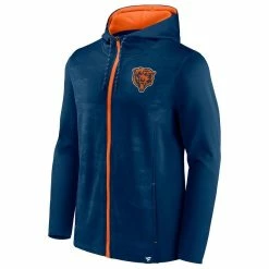 Fanatics Branded Men's Navy Chicago Bears Ball Carrier Full-Zip Hoodie -Fanatics DSCO1153163726 1320 ALT2