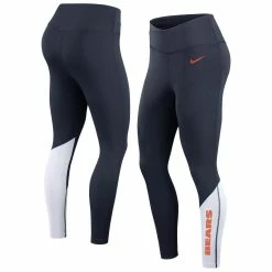 Women's Nike Navy/White Chicago Bears 7/8 Performance Leggings