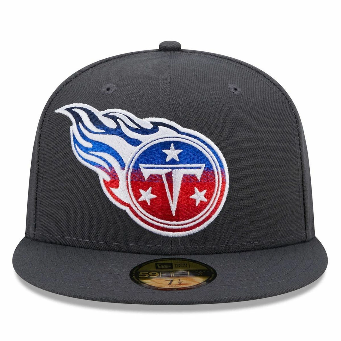 New Era Men's Graphite Tennessee Titans Color Dim 59FIFTY Fitted Hat 5 New Era Men's Graphite Tennessee Titans Color Dim 59FIFTY Fitted Hat - Image 3