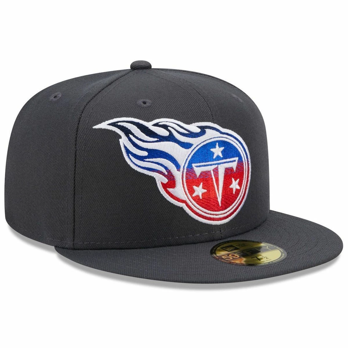New Era Men's Graphite Tennessee Titans Color Dim 59FIFTY Fitted Hat 6 New Era Men's Graphite Tennessee Titans Color Dim 59FIFTY Fitted Hat - Image 4