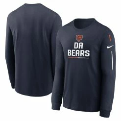 Nike Men's Navy Chicago Bears Team Slogan Long Sleeve T-Shirt 7 Nike Men's Navy Chicago Bears Team Slogan Long Sleeve T-Shirt -Fanatics DSCO1153341823 1320 ALT1