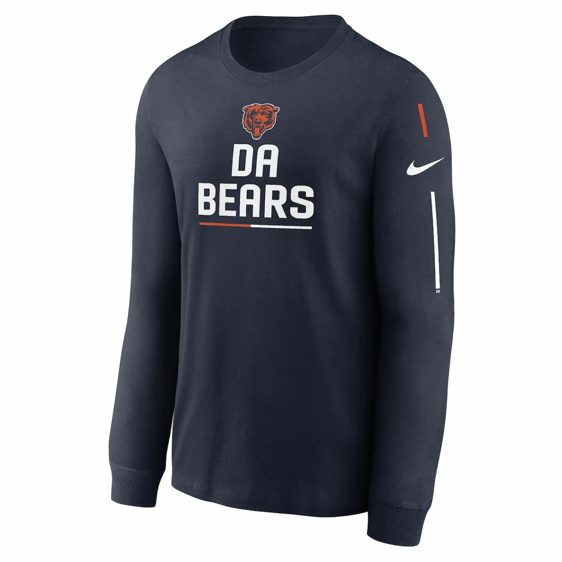 Nike Men's Navy Chicago Bears Team Slogan Long Sleeve T-Shirt 5 Nike Men's Navy Chicago Bears Team Slogan Long Sleeve T-Shirt - Image 3
