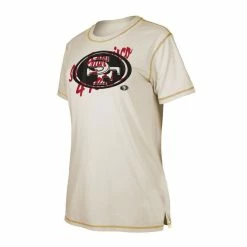 New Era Women's Cream San Francisco 49ers Split T-Shirt 8 New Era Women's Cream San Francisco 49ers Split T-Shirt -Fanatics DSCO1153341975 6662 ALT2