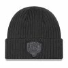 Youth New Era Graphite Chicago Bears Core Classic Cuffed Knit Hat