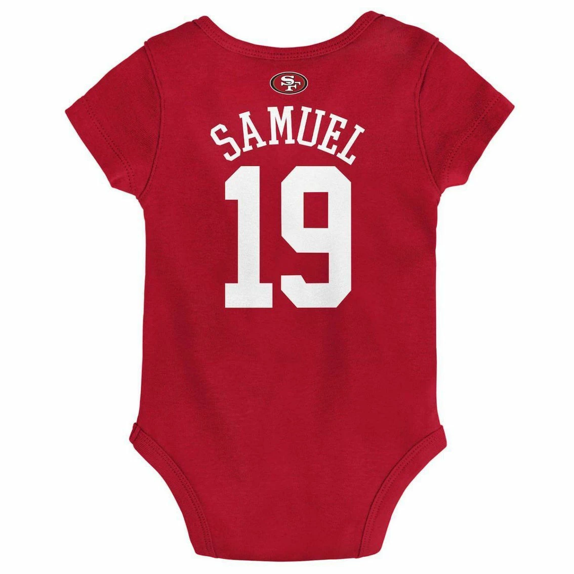 Outerstuff Infant Deebo Samuel Scarlet San Francisco 49ers Mainliner Player Name & Number Bodysuit 6 Outerstuff Infant Deebo Samuel Scarlet San Francisco 49ers Mainliner Player Name & Number Bodysuit - Image 4