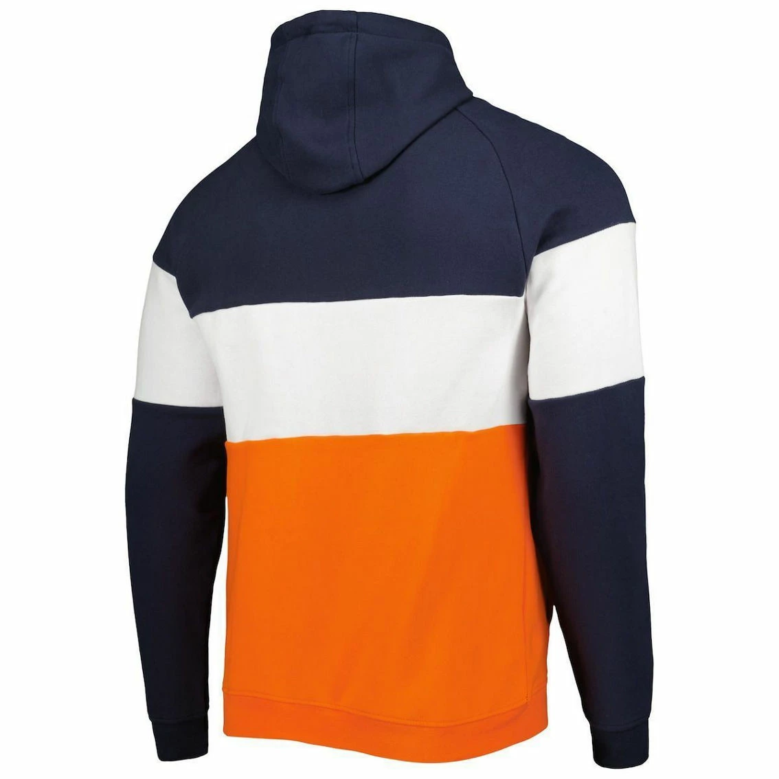 Men's New Era Orange Chicago Bears Colorblock Current Pullover Hoodie 6 Men's New Era Orange Chicago Bears Colorblock Current Pullover Hoodie - Image 4