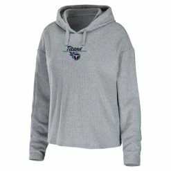 WEAR By Erin Andrews Women's Heathered Gray Tennessee Titans Pullover Hoodie & Pants Lounge Set -Fanatics DSCO1153402992 1927 ALT2