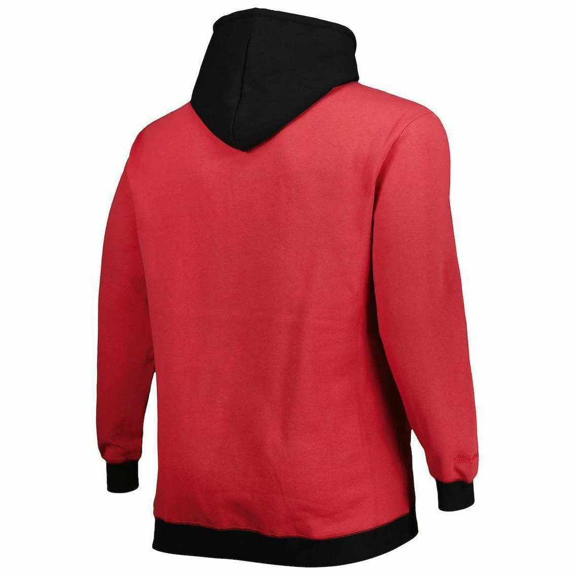 Mitchell & Ness Men's Scarlet/Black San Francisco 49ers Big & Tall Big Face Pullover Hoodie 6 Mitchell & Ness Men's Scarlet/Black San Francisco 49ers Big & Tall Big Face Pullover Hoodie - Image 4