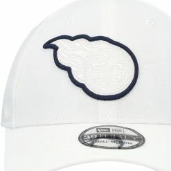 New Era Men's White Tennessee Titans Team White Out 39THIRTY Flex Hat -Fanatics DSCO1153403484 3550 ALT2