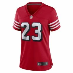 Nike Women's Christian McCaffrey Scarlet San Francisco 49ers Alternate Game Player Jersey -Fanatics DSCO1153403770 2946 ALT2