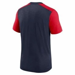 Nike Men's Heathered Navy/Heathered Red Tennessee Titans Color Block Team Name T-Shirt 9 Nike Men's Heathered Navy/Heathered Red Tennessee Titans Color Block Team Name T-Shirt -Fanatics DSCO1153512465 REDBLU ALT3