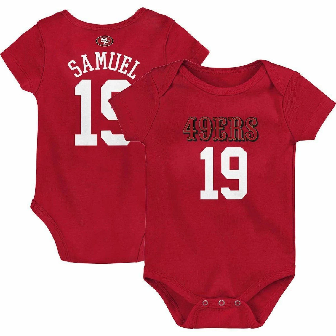 Outerstuff Newborn & Infant Deebo Samuel Scarlet San Francisco 49ers Mainliner Player Name & Number Bodysuit 3 Outerstuff Newborn & Infant Deebo Samuel Scarlet San Francisco 49ers Mainliner Player Name & Number Bodysuit