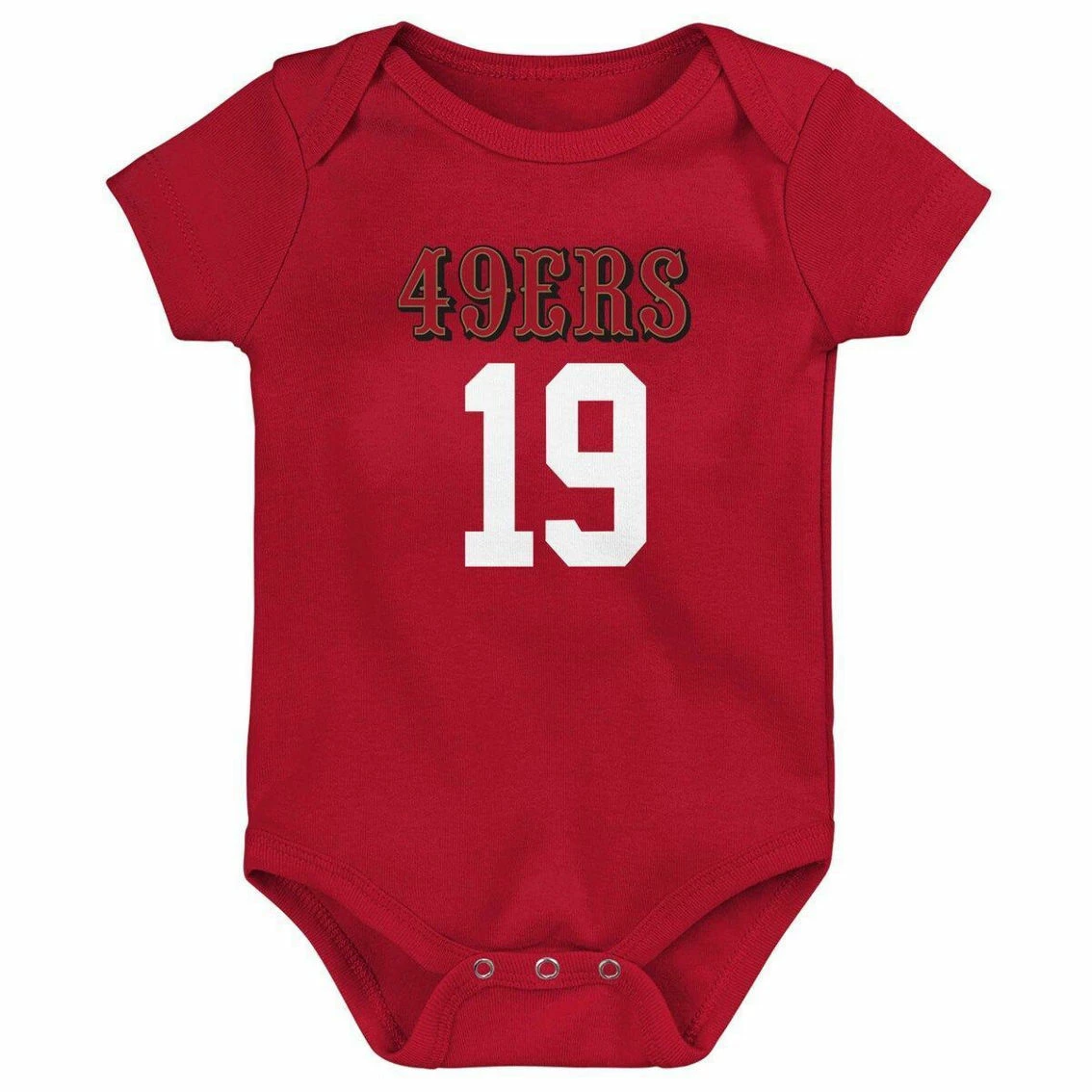 Outerstuff Newborn & Infant Deebo Samuel Scarlet San Francisco 49ers Mainliner Player Name & Number Bodysuit 5 Outerstuff Newborn & Infant Deebo Samuel Scarlet San Francisco 49ers Mainliner Player Name & Number Bodysuit - Image 3