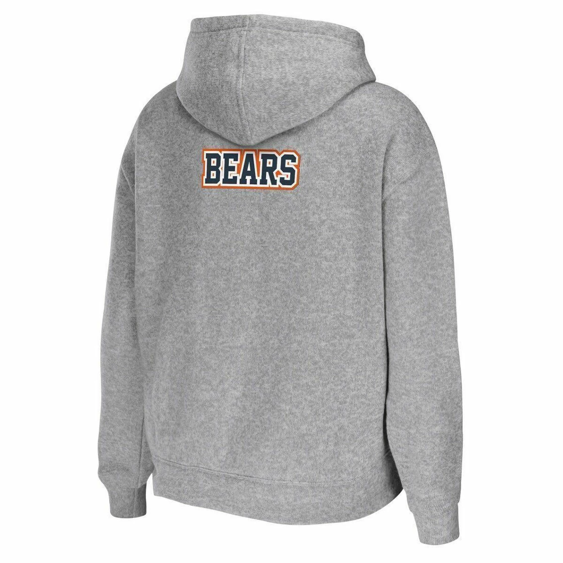WEAR By Erin Andrews Women's Heathered Gray Chicago Bears Team Full-Zip Hoodie 6 WEAR By Erin Andrews Women's Heathered Gray Chicago Bears Team Full-Zip Hoodie - Image 4