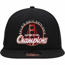 New Era Men's Black San Francisco 49ers 5x Super Bowl Champs 9FIFTY Snapback Hat 8 New Era Men's Black San Francisco 49ers 5x Super Bowl Champs 9FIFTY Snapback Hat -Fanatics DSCO1153661723 1007 ALT2