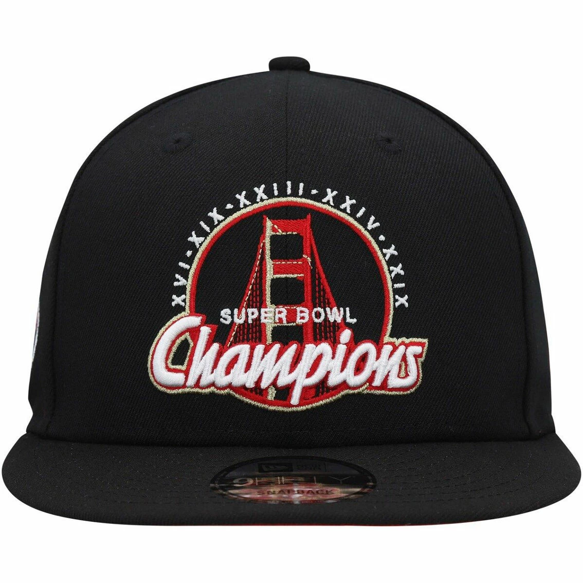 New Era Men's Black San Francisco 49ers 5x Super Bowl Champs 9FIFTY Snapback Hat 5 New Era Men's Black San Francisco 49ers 5x Super Bowl Champs 9FIFTY Snapback Hat - Image 3