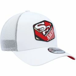 New Era Men's White San Francisco 49ers Patch 9FORTY Trucker Snapback Hat 9 New Era Men's White San Francisco 49ers Patch 9FORTY Trucker Snapback Hat -Fanatics DSCO1153662201 3550 ALT3