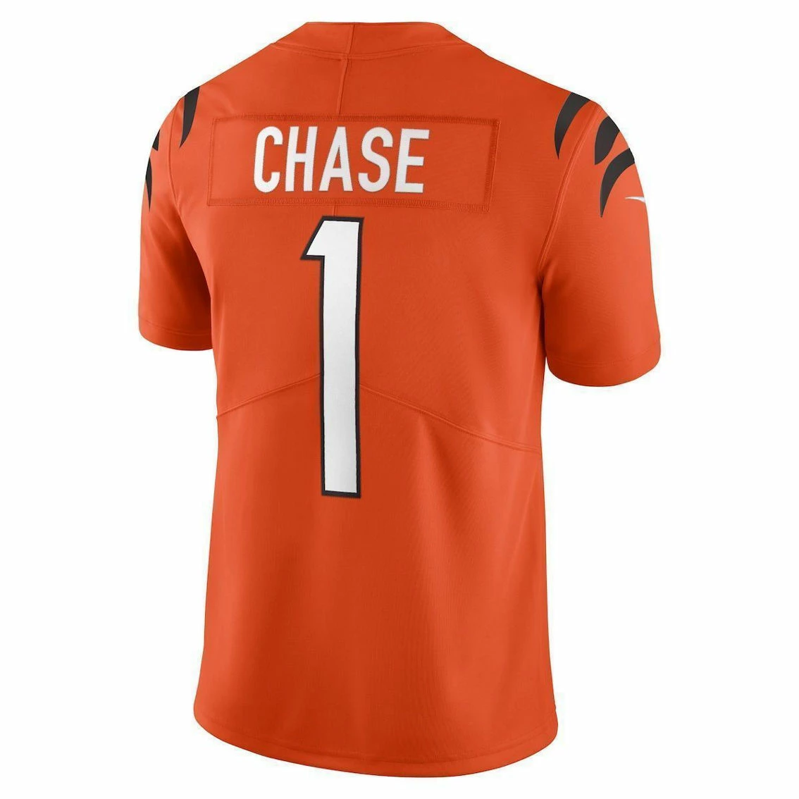 Men's Nike Ja'Marr Chase Orange Cincinnati Bengals Alternate Vapor Limited Jersey 6 Men's Nike Ja'Marr Chase Orange Cincinnati Bengals Alternate Vapor Limited Jersey - Image 4