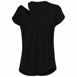 KIYA TOMLIN Women's Black Cincinnati Bengals Cut Out Tri-Blend Shirt -Fanatics DSCO1153737675 1007 ALT3