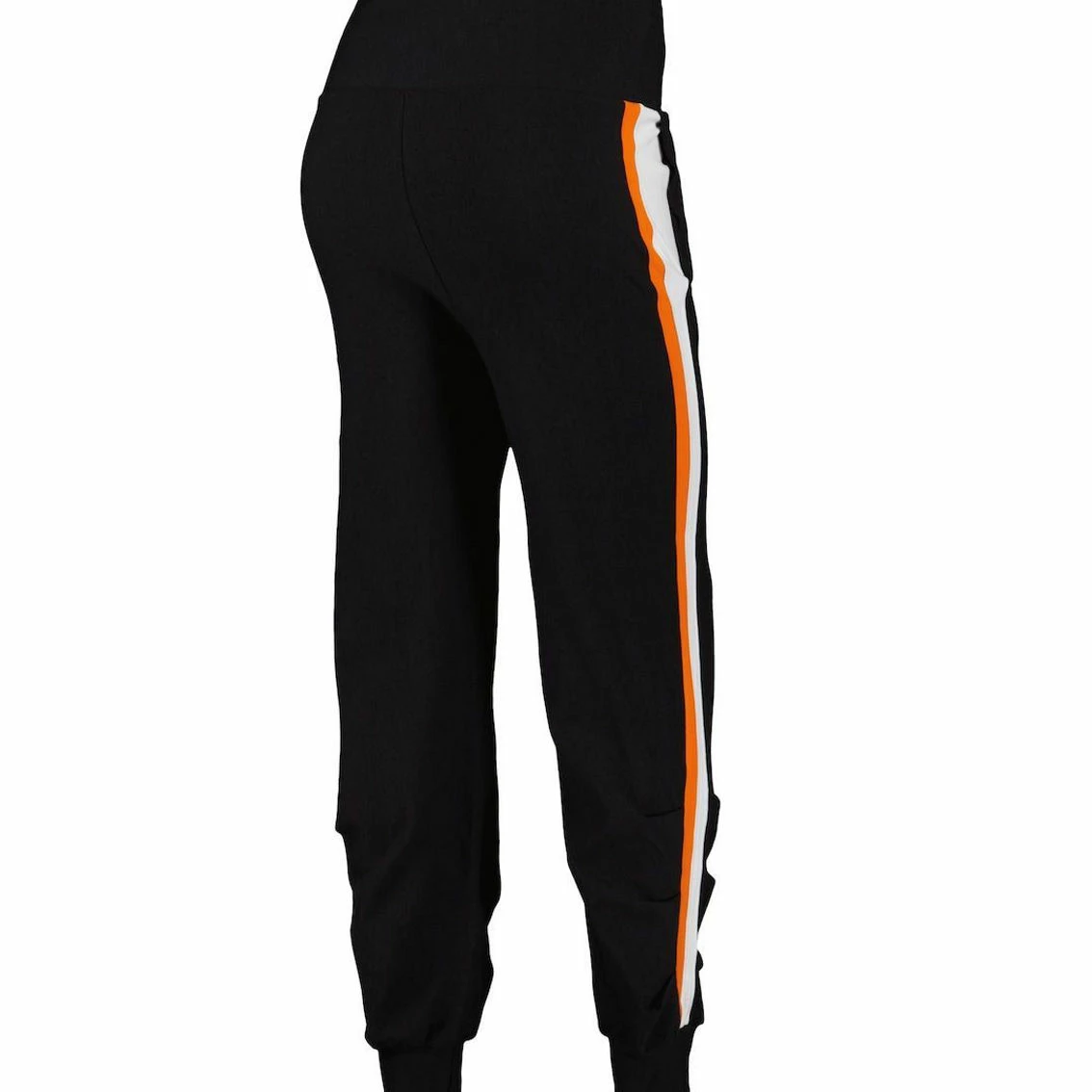 KIYA TOMLIN Women's Black Cincinnati Bengals Stripe Tri-Blend Joggers 6 KIYA TOMLIN Women's Black Cincinnati Bengals Stripe Tri-Blend Joggers - Image 4