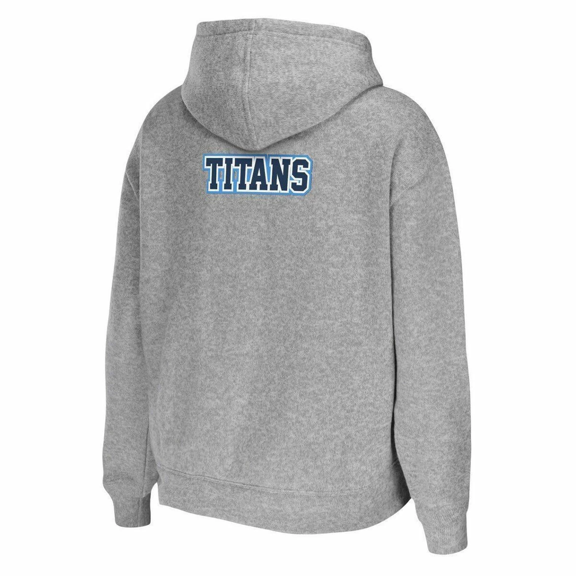 WEAR By Erin Andrews Women's Heathered Gray Tennessee Titans Team Full-Zip Hoodie 6 WEAR By Erin Andrews Women's Heathered Gray Tennessee Titans Team Full-Zip Hoodie - Image 4