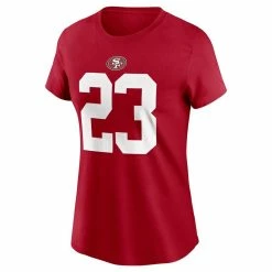 Nike Women's Christian McCaffrey Scarlet San Francisco 49ers Player Name & Number T-Shirt -Fanatics DSCO1154012534 2946 ALT2