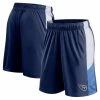 Fanatics Branded Men's Navy Tennessee Titans Prep Colorblock Shorts