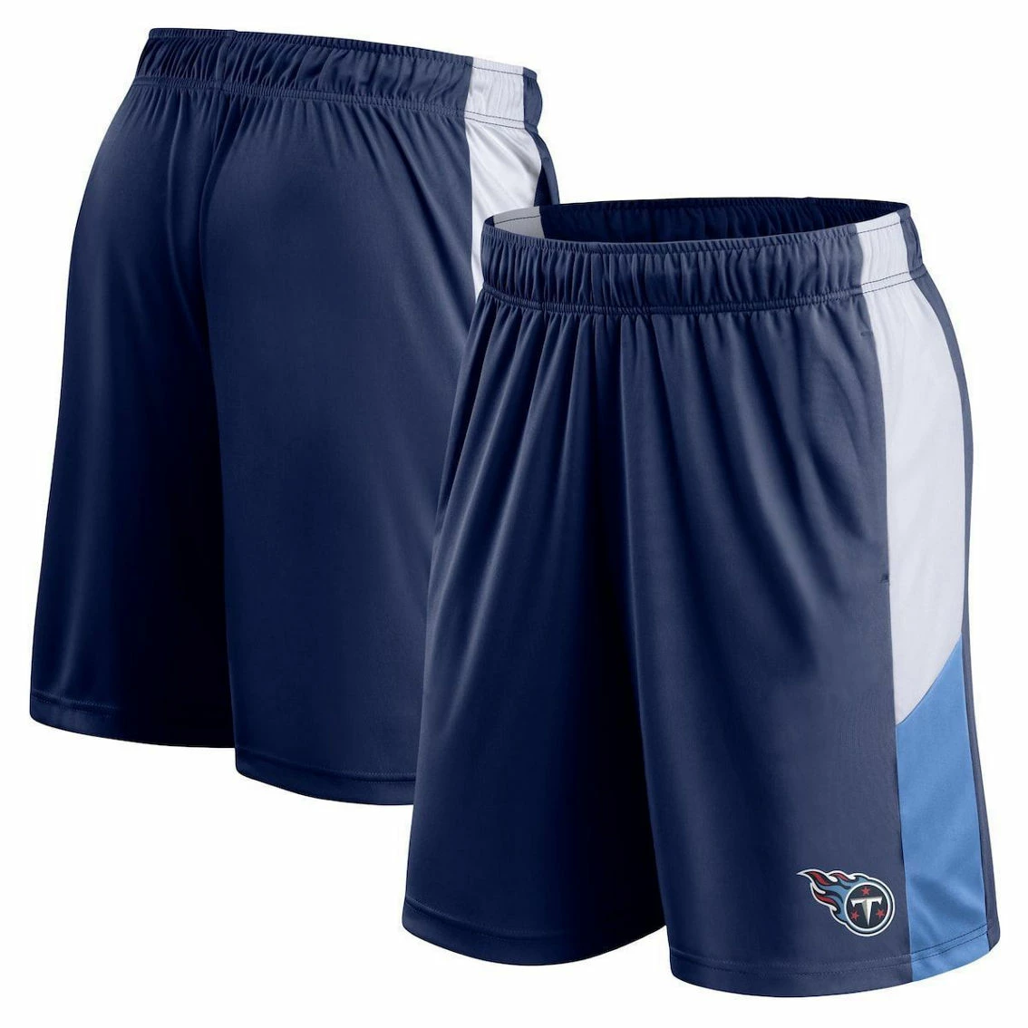 Fanatics Branded Men's Navy Tennessee Titans Prep Colorblock Shorts 3 Fanatics Branded Men's Navy Tennessee Titans Prep Colorblock Shorts