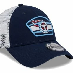 New Era Men's Navy/White Tennessee Titans Logo Patch Trucker 9FORTY Snapback Hat 9 New Era Men's Navy/White Tennessee Titans Logo Patch Trucker 9FORTY Snapback Hat -Fanatics DSCO1154096398 GZKZ ALT3