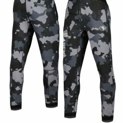 The Wild Collective Unisex Black San Francisco 49ers Camo Jogger Pants