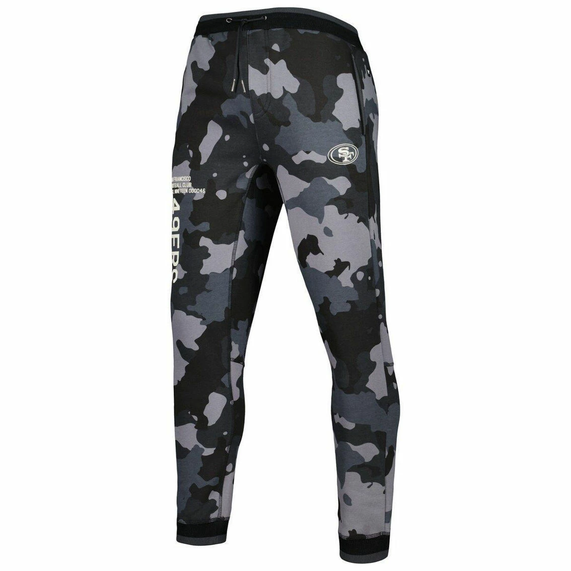 The Wild Collective Unisex Black San Francisco 49ers Camo Jogger Pants 5 The Wild Collective Unisex Black San Francisco 49ers Camo Jogger Pants - Image 3