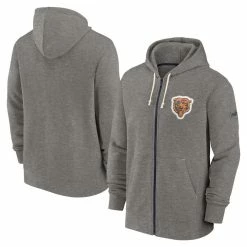 Nike Men's Heather Charcoal Chicago Bears Historic Lifestyle Full-Zip Hoodie 7 Nike Men's Heather Charcoal Chicago Bears Historic Lifestyle Full-Zip Hoodie -Fanatics DSCO1154096552 1927 ALT1