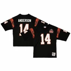 Mitchell & Ness Men's Ken Anderson Black Cincinnati Bengals 1981 Authentic Retired Player Jersey