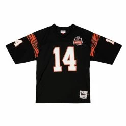 Mitchell & Ness Men's Ken Anderson Black Cincinnati Bengals 1981 Authentic Retired Player Jersey 8 Mitchell & Ness Men's Ken Anderson Black Cincinnati Bengals 1981 Authentic Retired Player Jersey -Fanatics DSCO1154119154 1007 ALT2