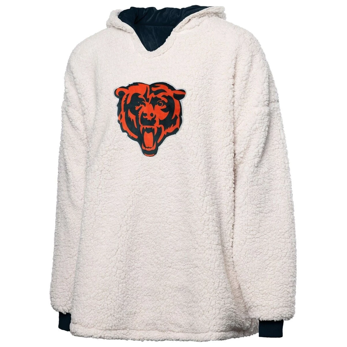 FOCO Chicago Bears Repeat Print Reversible Hoodeez 6 FOCO Chicago Bears Repeat Print Reversible Hoodeez - Image 4