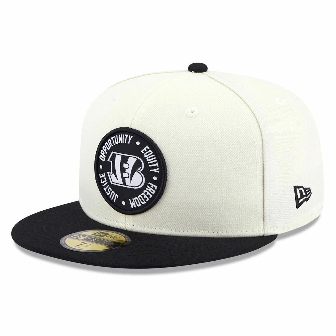 New Era Men's Cream/Black Cincinnati Bengals 2022 Inspire Change 59FIFTY Fitted Hat 3 New Era Men's Cream/Black Cincinnati Bengals 2022 Inspire Change 59FIFTY Fitted Hat