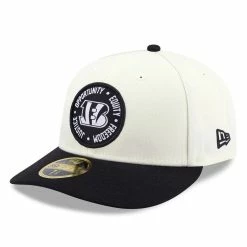 New Era Men's Cream/Black Cincinnati Bengals 2022 Inspire Change 59FIFTY Low Fitted Hat 7 New Era Men's Cream/Black Cincinnati Bengals 2022 Inspire Change 59FIFTY Low Fitted Hat -Fanatics DSCO1154283159 6662 ALT1