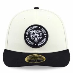New Era Men's Cream/Black Chicago Bears 2022 Inspire Change 59FIFTY Low Fitted Hat 8 New Era Men's Cream/Black Chicago Bears 2022 Inspire Change 59FIFTY Low Fitted Hat -Fanatics DSCO1154283164 6662 ALT2