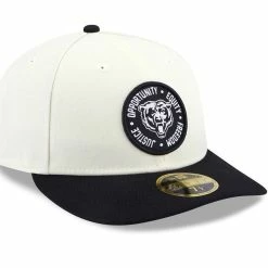New Era Men's Cream/Black Chicago Bears 2022 Inspire Change 59FIFTY Low Fitted Hat 9 New Era Men's Cream/Black Chicago Bears 2022 Inspire Change 59FIFTY Low Fitted Hat -Fanatics DSCO1154283164 6662 ALT3