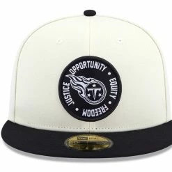 New Era Men's Cream/Black Tennessee Titans 2022 Inspire Change 59FIFTY Fitted Hat 8 New Era Men's Cream/Black Tennessee Titans 2022 Inspire Change 59FIFTY Fitted Hat -Fanatics DSCO1154283527 6662 ALT2