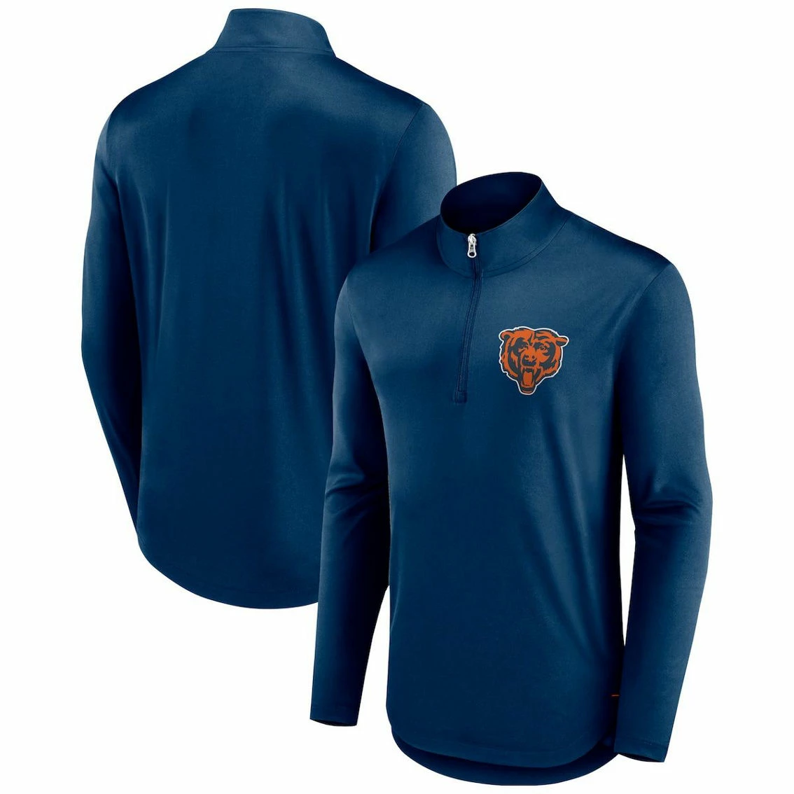 Fanatics Branded Men's Navy Chicago Bears Tough Minded Quarter-Zip Top 3 Fanatics Branded Men's Navy Chicago Bears Tough Minded Quarter-Zip Top
